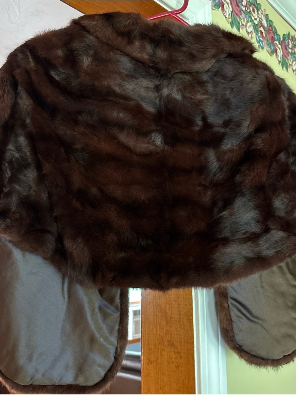 Hamilton Brown Fur Collar Cape